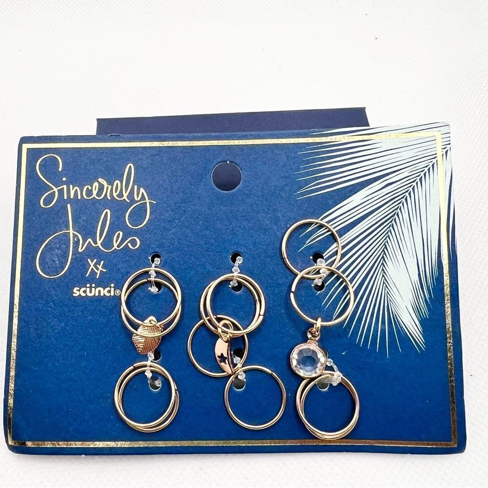 🍭4/$20 New Sincerely Jules x Scunci Hair Accessory Jewelry Rings